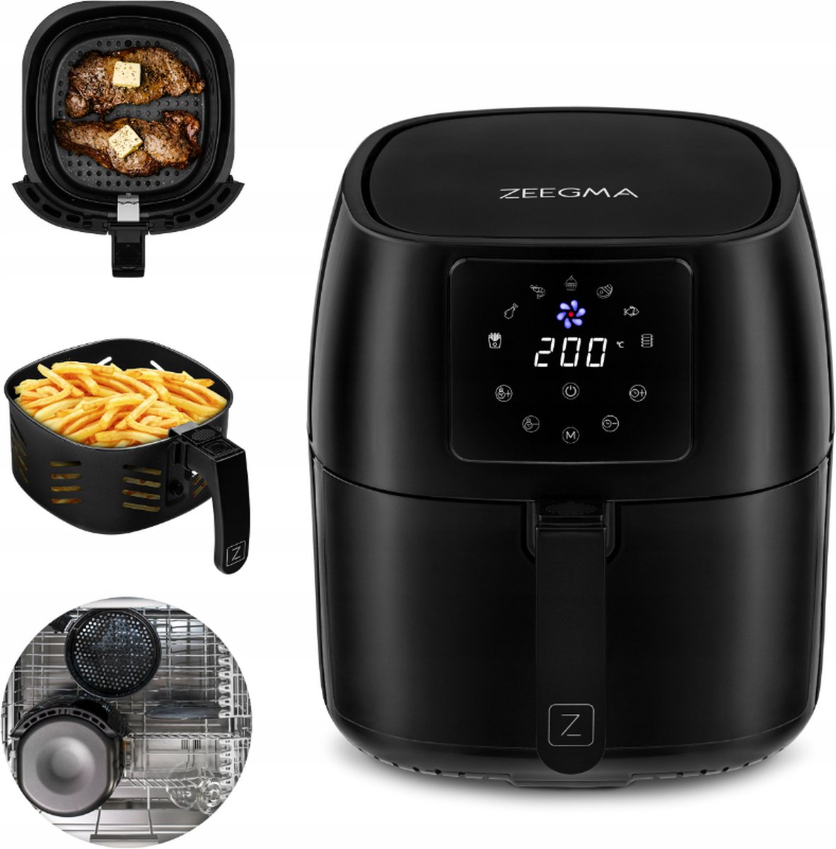 Zeegma Knapper Airfryer 4,5L