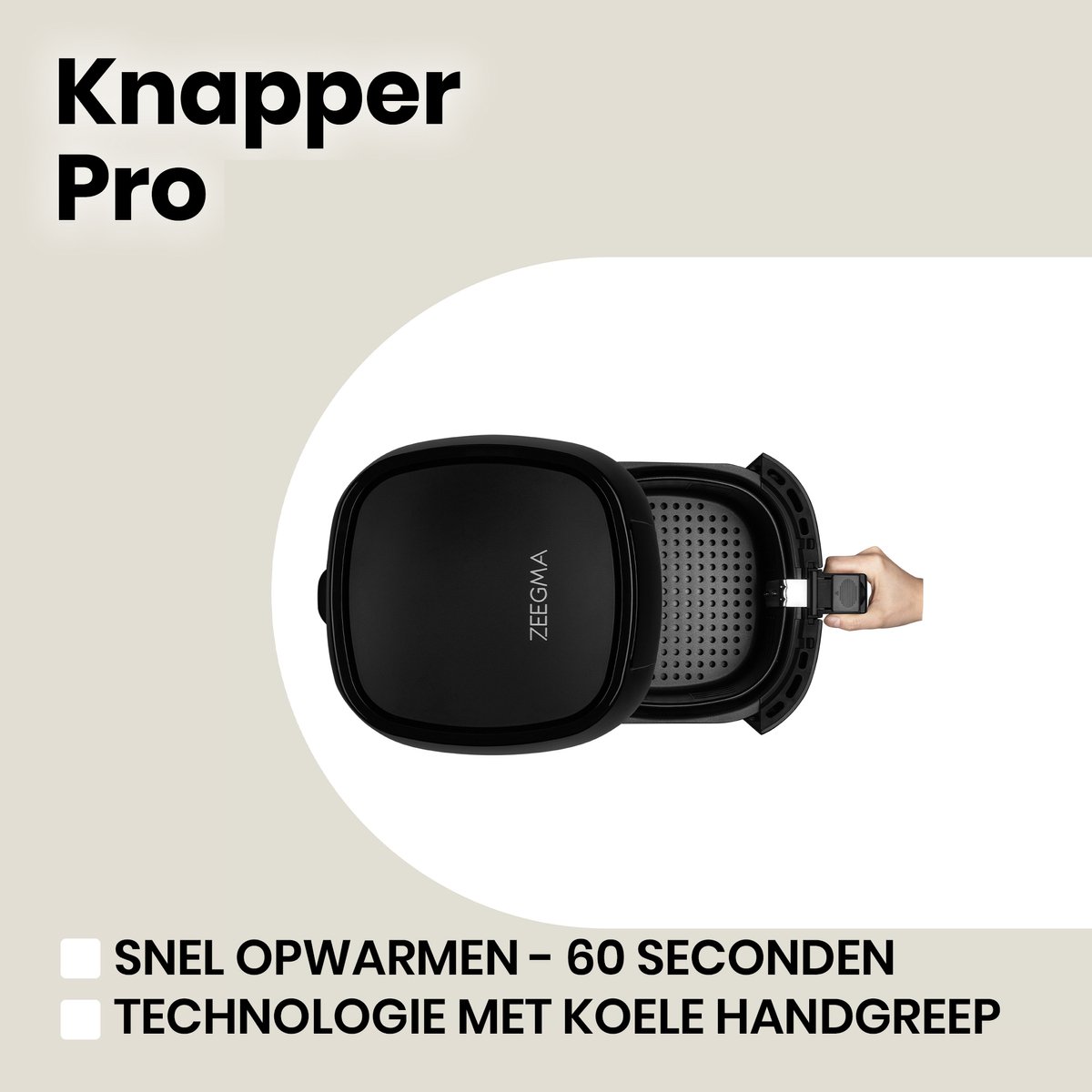 Zeegma Knapper Airfryer 4,5L