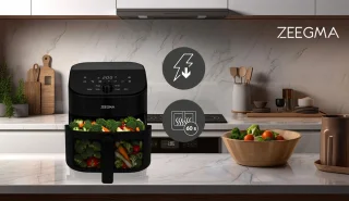Zeegma Knapper Chef Airfryer XL 6,5L Zwart