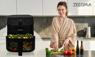 Zeegma Knapper Chef Airfryer XL 6,5L Zwart