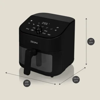 Zeegma Knapper Chef Airfryer XL 6,5L Zwart