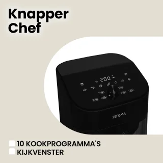 Zeegma Knapper Chef Airfryer XL 6,5L Zwart
