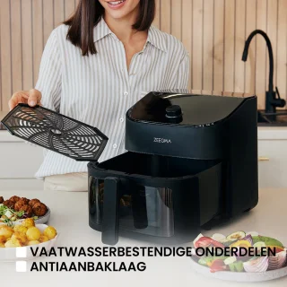 Zeegma Knapper Chef Airfryer XL 6,5L Zwart