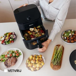 Zeegma Knapper Chef Airfryer XL 6,5L Zwart