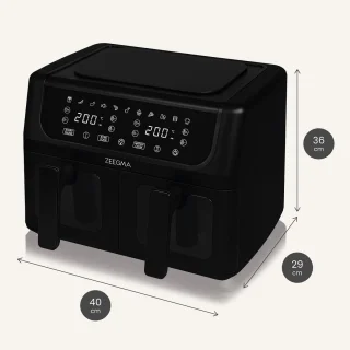 Zeegma Knapper Dual 9L Airfryer 1700W
