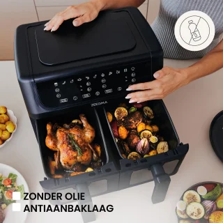 Zeegma Knapper Dual 9L Airfryer 1700W