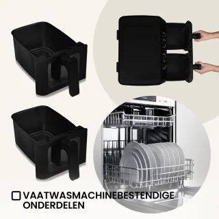 Zeegma Knapper Dual 9L Airfryer 1700W