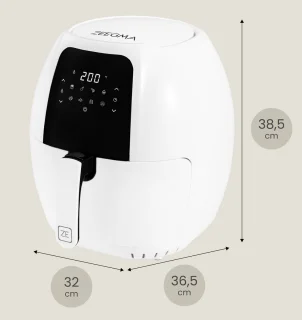 Zeegma KNAPPER GRAND Airfryer XXL 6L 1800W