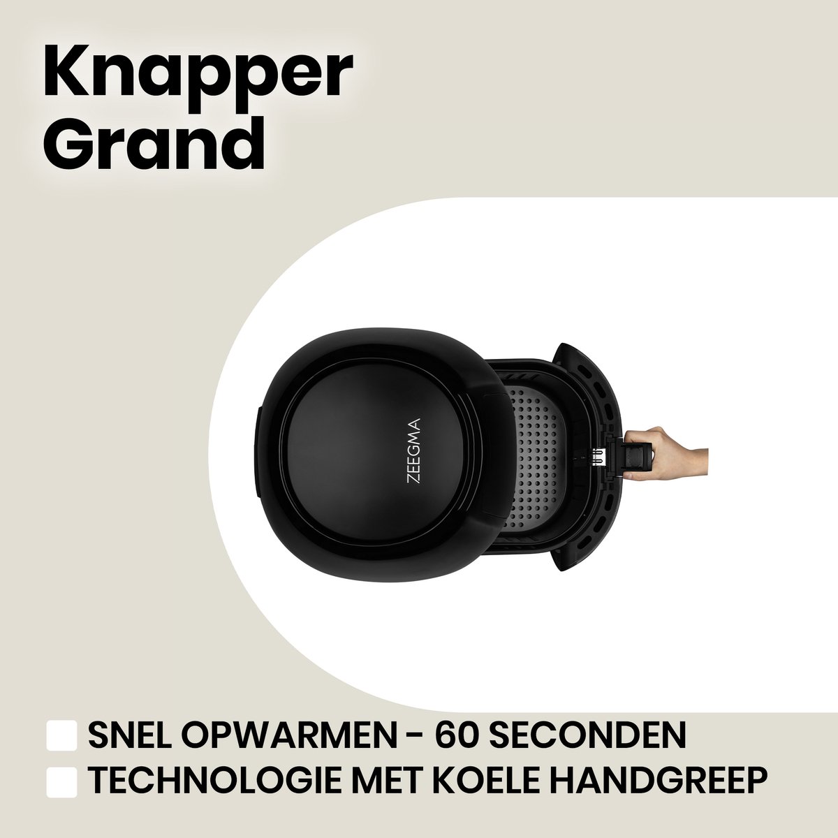 Zeegma Knapper Grand Airfryer XXL 6L