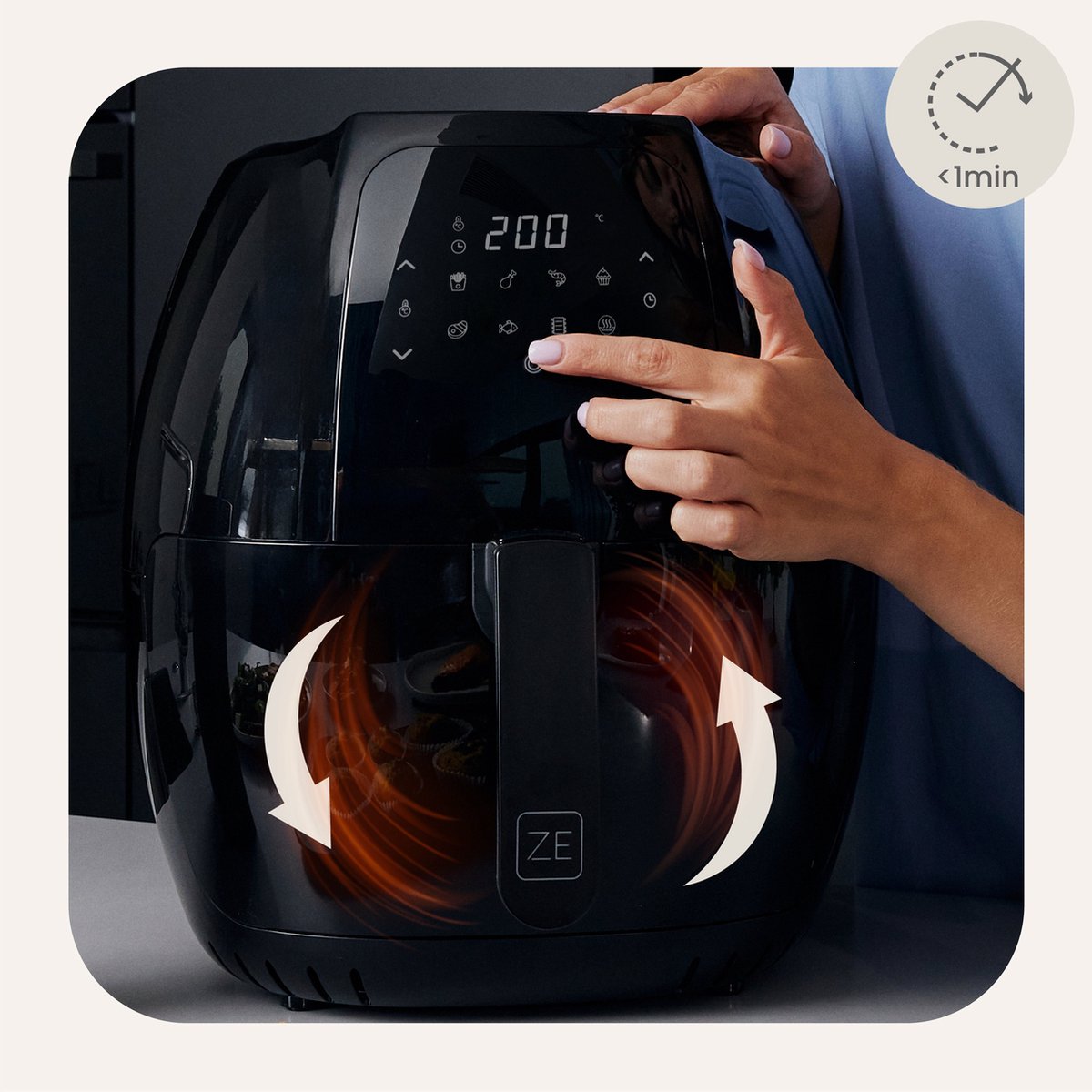 Zeegma Knapper Grand Airfryer XXL 6L