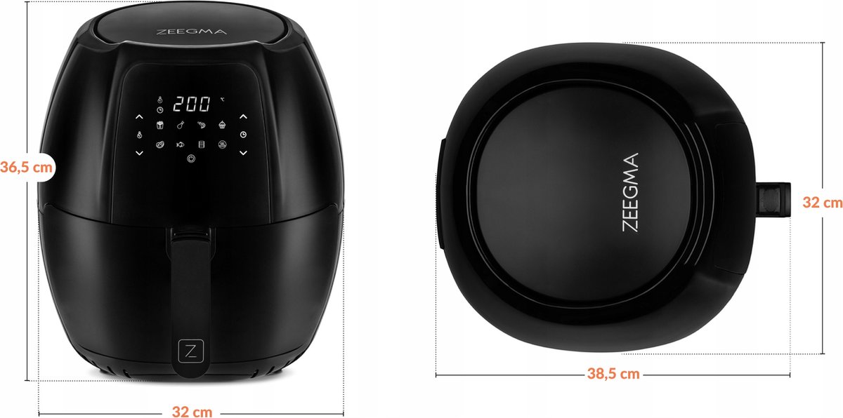 Zeegma Knapper Grand Airfryer XXL 6L