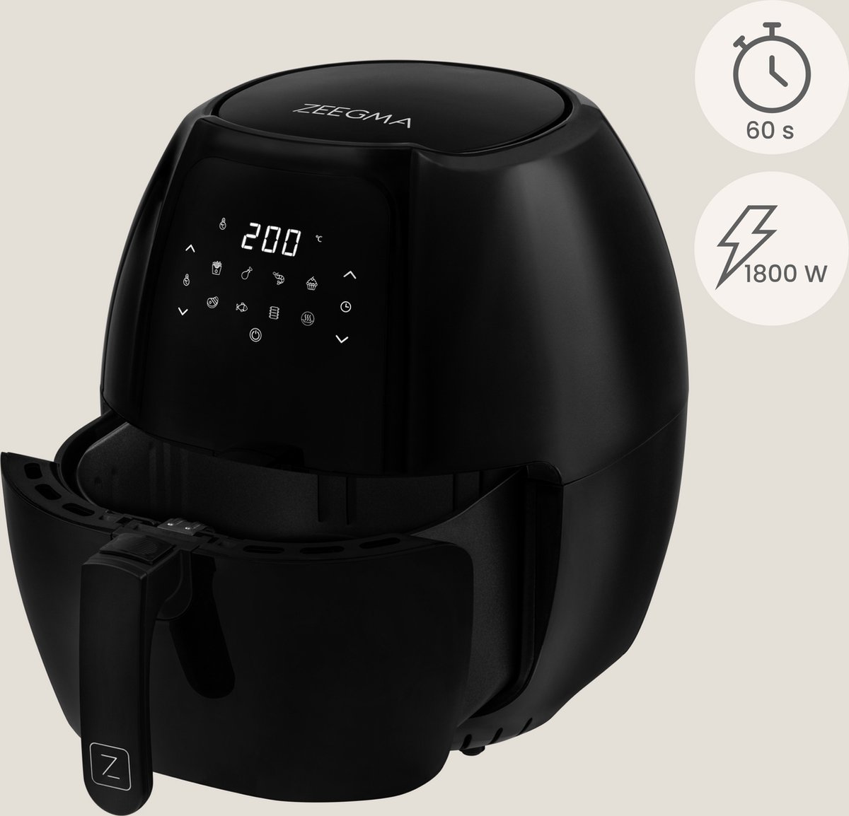 Zeegma Knapper Grand Airfryer XXL 6L