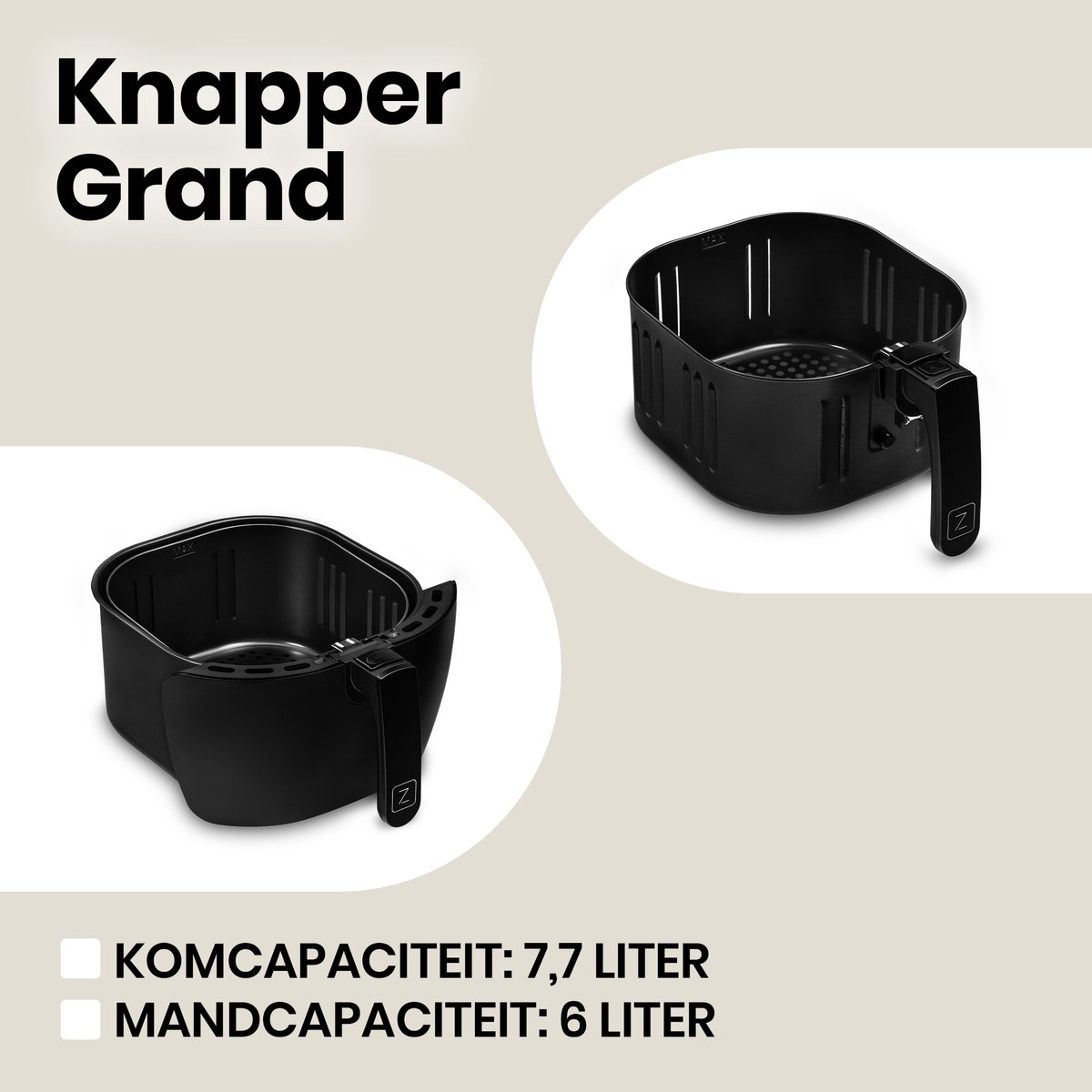 Zeegma Knapper Grand Airfryer XXL 6L