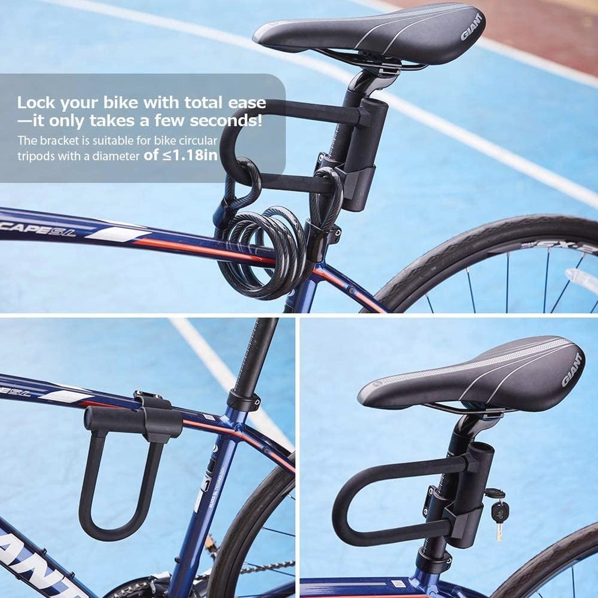 Zwaar Kabelslot 1,5m voor Fiets