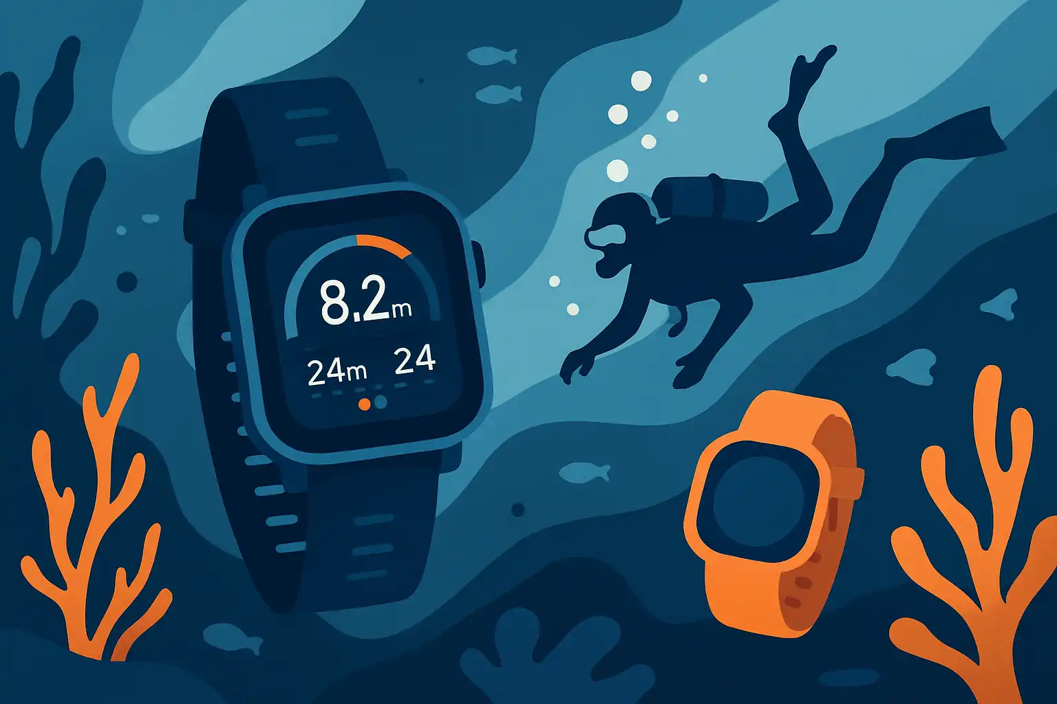 Duiken met je smartwatch: hoe betrouwbaar zijn ze onder water en wanneer heb je echt een duikcomputer nodig