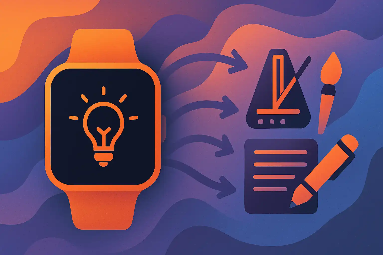 Hoe je smartwatch je creatieve workflow versnelt: van metronoom tot live notities