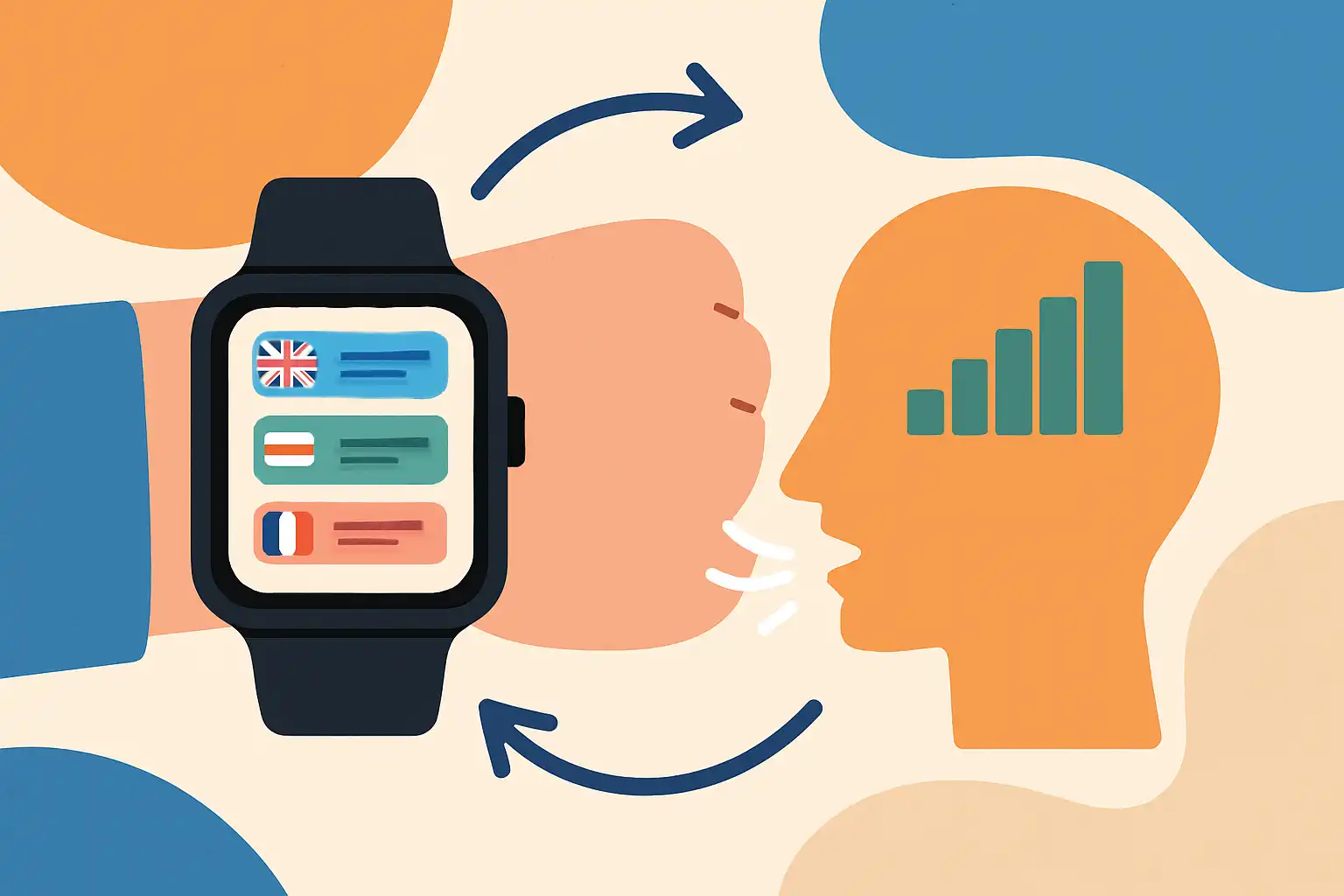 Leer een taal met je pols: zo gebruik je je smartwatch voor microlessons en dagelijkse progressie