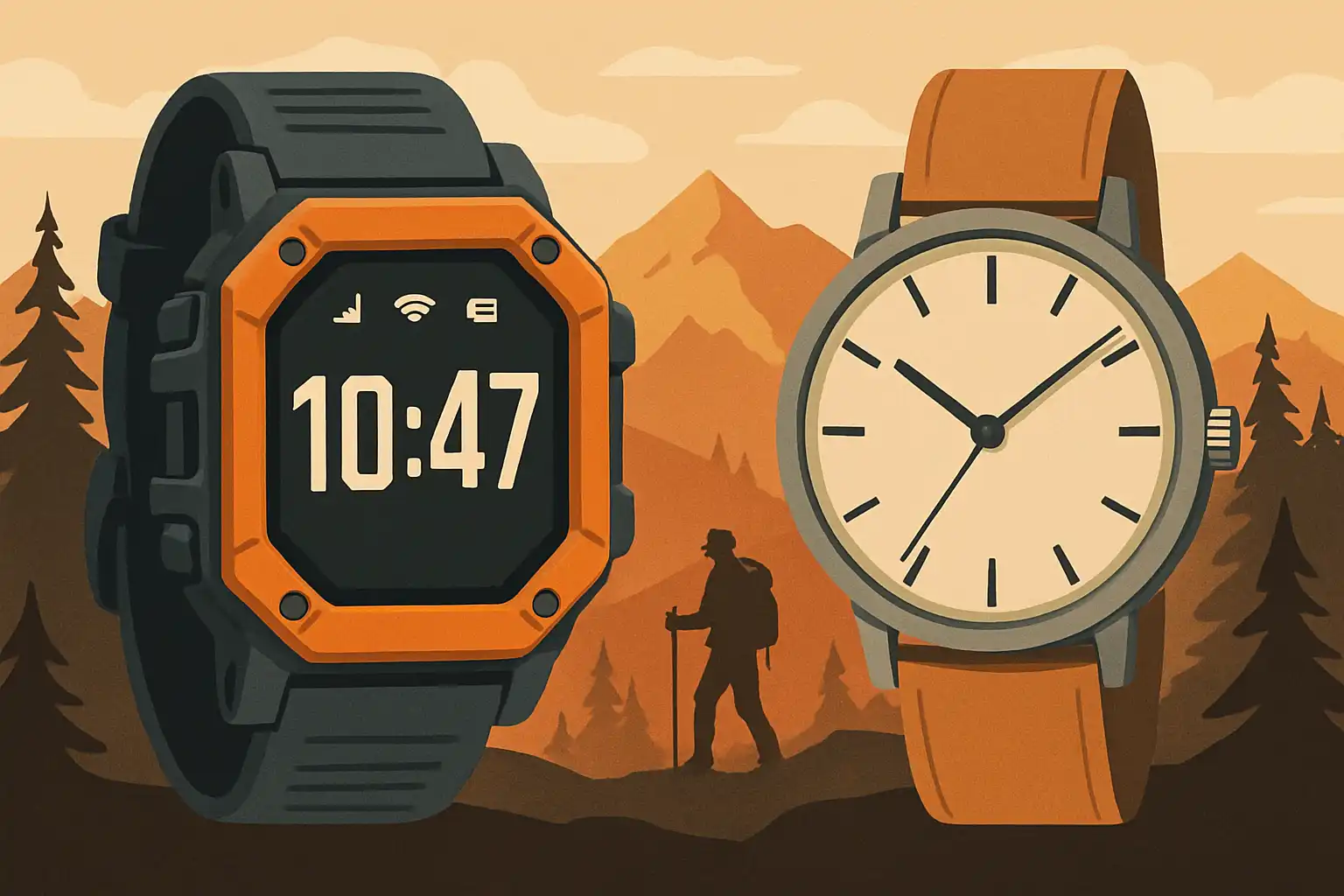 Rugged smartwatches versus klassieke modellen: welke is geschikt voor jouw outdoor avonturen?