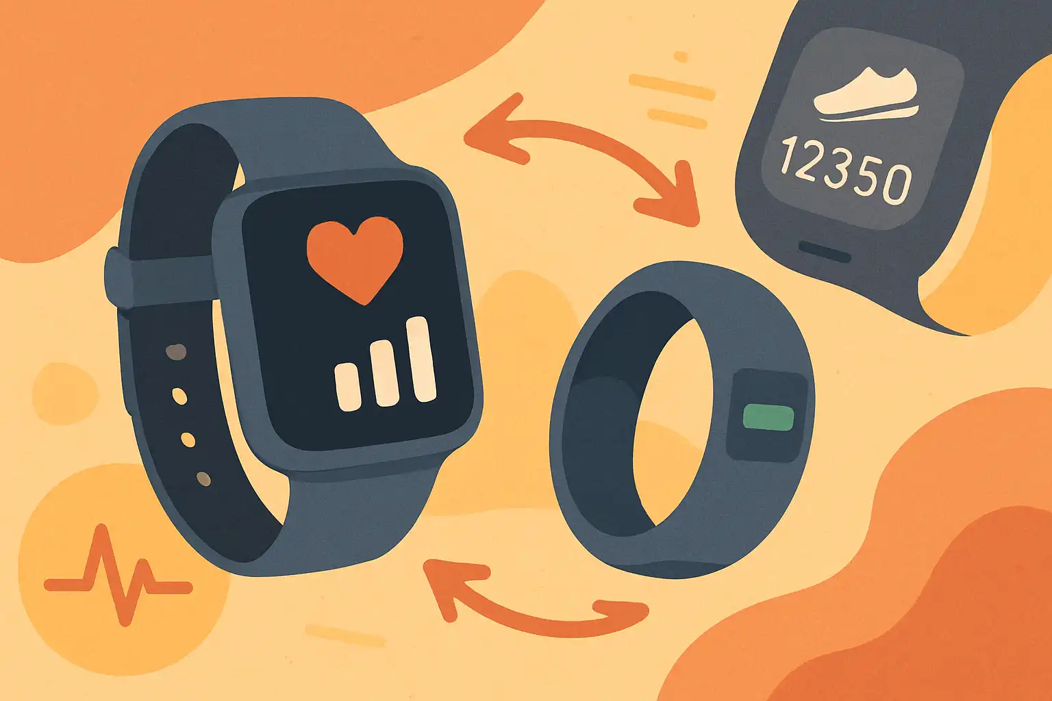 Twee wearables tegelijk: wanneer een smartwatch en een ring of tracker elkaar versterken (en wanneer niet)