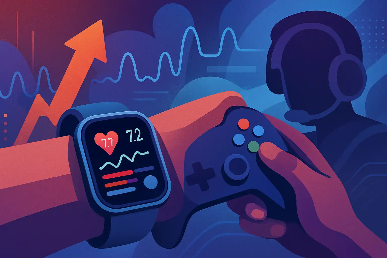 Van reflex naar winst: zo gebruiken gamers smartwatches om prestaties en herstel te verbeteren