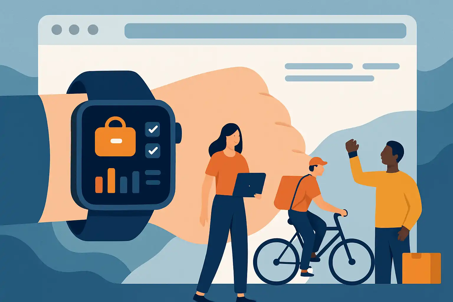 Zet je smartwatch in voor je werk: slimme tools voor freelancers, koeriers en gig-workers