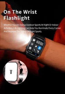 Smartwatch voor Dames en Heren - RVS, Siliconen Bandje - Hartslagmeter - Stappenteller - Slaapmonitor - Multisport - Compatibel met Android en iOS - Waterproof - Zwart en Roze