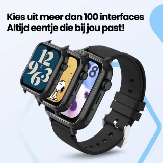 Protectly® GPS Horloge Kind Met Simkaart - SOS Knop - Smartwatch Kinderen - GPS Tracker Kind - Kinder Smartwatch - 4G - Videobellen - HD Camera - Whatsapp en SMS - Elke polsmaat - Incl. Simkaart