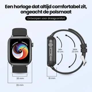 Protectly® GPS Horloge Kind Met Simkaart - SOS Knop - Smartwatch Kinderen - GPS Tracker Kind - Kinder Smartwatch - 4G - Videobellen - HD Camera - Whatsapp en SMS - Elke polsmaat - Incl. Simkaart