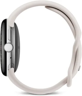 Google Pixel Watch 4 - Smartwatch - 41mm - WiFi - Silver/Porcelain