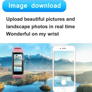 Slimme Fitness Armband Hulpmiddel met Hartslagmeter & Bloeddruk – Activiteitstracker Geschikt voor iOS en Android – Smart Band met Aanpasbare Wijzerplaat voor Mannen en Vrouwen\