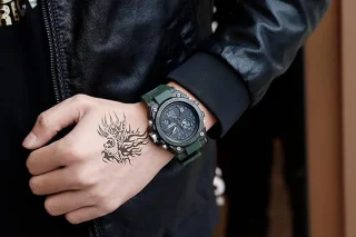 Heren Horloges Sport Outdoor Waterdichte Militaire Horloge voor Mannen Tactisch Horloge Analoge Digitale Datum Alarm Stopwatch Multifunctionele Tactiek Groot Gezicht Horloge voor Mannen