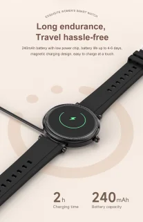 Knobbout 1.27" Smartwatch Dames - Bluetooth belfunctie-AI talk- Bloeddrukmeting -Langzame ademhalingstraining- Hartslagfunctie, Caloriemeting, Slaapmonitor, Afstandmeting, Bloedzuurstofanalyse - Gouden stainless steel band -Android en iOS- Goud