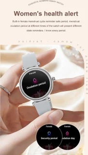 Knobbout 1.27" Smartwatch Dames - Bluetooth belfunctie-AI talk- Bloeddrukmeting -Langzame ademhalingstraining- Hartslagfunctie, Caloriemeting, Slaapmonitor, Afstandmeting, Bloedzuurstofanalyse - Gouden stainless steel band -Android en iOS- Goud