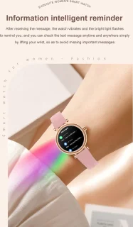 Knobbout 1.27" Smartwatch Dames - Bluetooth belfunctie-AI talk- Bloeddrukmeting -Langzame ademhalingstraining- Hartslagfunctie, Caloriemeting, Slaapmonitor, Afstandmeting, Bloedzuurstofanalyse - Gouden stainless steel band -Android en iOS- Goud