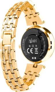 Smart Horloge Lyra Medium Mesh Goud
