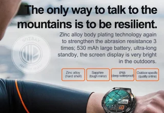 WizBay Premium Select® 1.43inch Amoled Sport Smartwatch Dames Heren - Android en iOS - IP68 - LED Zaklamp - Bluetooth Bellen - Hartslag & Slaap Monitor - Bloeddruk & Bloedzuurstofmeting - Multiple 60+ Sport Modi - Smartwatches - Zwart