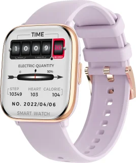 Evy24 Smartwatch Pro - Smartwatch Dames en Heren - 38mm - Horloge met Belfunctie - AMOLED Full HD - RVS en Siliconenband - Bloeddrukmeter - Stappenteller - Android en iOS