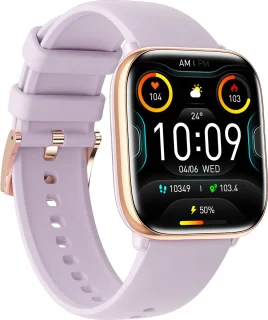 Evy24 Smartwatch Pro - Smartwatch Dames en Heren - 38mm - Horloge met Belfunctie - AMOLED Full HD - RVS en Siliconenband - Bloeddrukmeter - Stappenteller - Android en iOS