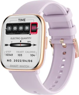 Evy24 Smartwatch Pro - Smartwatch Dames en Heren - 38mm - Horloge met Belfunctie - AMOLED Full HD - RVS en Siliconenband - Bloeddrukmeter - Stappenteller - Android en iOS