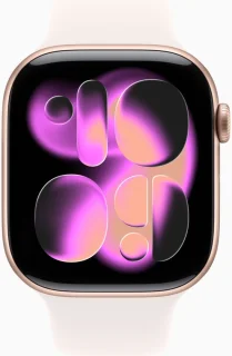 Apple Watch S11 GPS 46mm Rose Gold Aluminium Case with Light Blush Sport Band - M/L