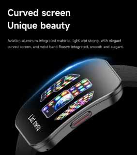 Smartwatch voor Dames en Heren 2025 -1.85inch AMOLED - RVS, Siliconen Bandje - Hartslagmeter - Stappenteller - Slaapmonitor - Multisport - Compatibel met Android en iOS - Waterproof - Zwart en Roze
