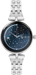 Smart Horloge Lyra Medium Mesh Zilver