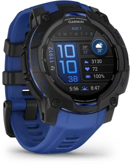 Garmin Instinct 3,45mm,AMOLED,Zwart en blauw, Limited edition