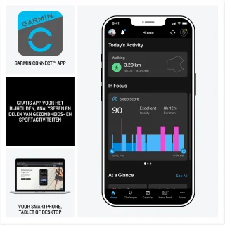 Garmin Instinct 3,45mm,AMOLED,Zwart en blauw, Limited edition