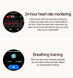 Knobbout 1.6” Elegant Design Smartwatch met Bluetooth Bellen – AI Spraakassistent - Muziekbediening - Vrouwelijke Gezondheidszorg - Sporttracking- Multifuntioneel Horloge - Gouden staal + silicone band