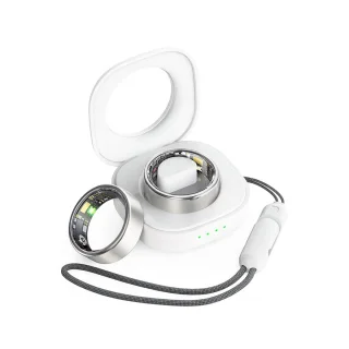 Royal Empire Smart Ring – Slimme Ring voor Heren & Dames – Inclusief Oplaaddoosje – Slaapmonitoring, Hartslag, Bloeddruk & SpO2 – IP68 Waterdicht – Nederlandse App – Zilver – Maat 9