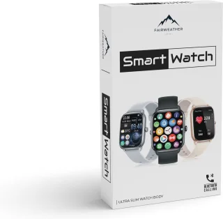 Fairweather Smartwatch Pro – Heren & Dames – HD – Stappenteller – Slaapmeter – hartslagmeter – Geschikt voor iOS en Android - rose goud