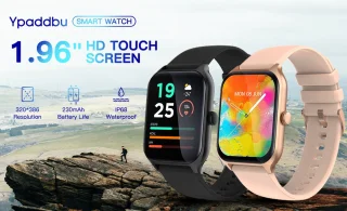 Fairweather Smartwatch Pro – Heren & Dames – HD – Stappenteller – Slaapmeter – hartslagmeter – Geschikt voor iOS en Android - rose goud