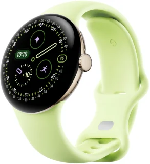 Google Pixel Watch 4 - Smartwatch - 41mm - WiFi - Gold/Lemongrass