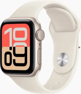Apple Watch SE 3 - Wifi + 5G - 40mm - Starlight Aluminium Case with Starlight Sport Band - M/L